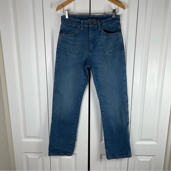 Wrangler Denim - Wrangler A001 3030 Jeans Women’s 28 Blue Straight Leg Coastal Cowgirl Western